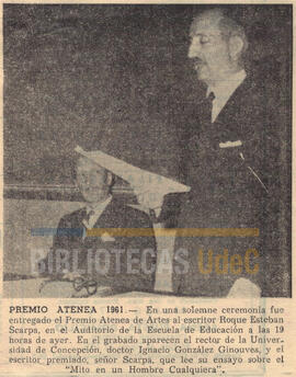 Premio Atenea 1961.