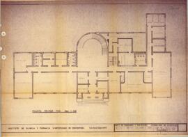Planta del primer piso del Instituto de Química y Farmacia  (actualización)