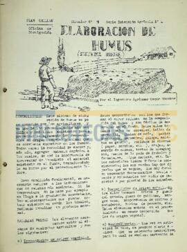 Elaboración de humus (Sistema Indore).