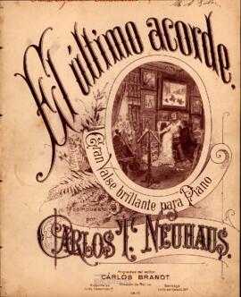 El último acorde : gran valse brillante para piano