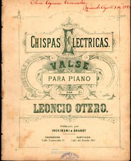 Chispas eléctricas : valse para piano por Leoncio Otero