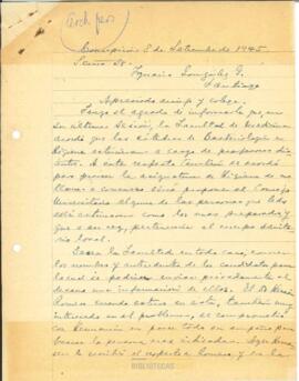 Carta de Guillermo Grant a Ignacio González Ginouvés