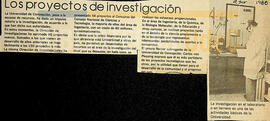 Los proyectos de investigación.