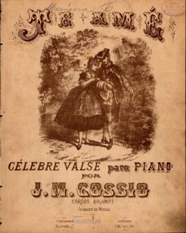 Te amé : Célebre valse para piano por J. M. Cossio