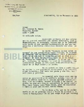 Carta del Dr. Ignacio González G. al Dr. Esteban D. Rocca