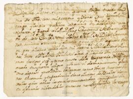 Acta del 04 de abril de 1769. Constancia de obligación entre don Pedro Ramírez y el Reverendo Padre Fray Cayetano.