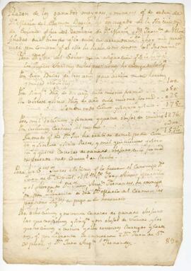 Acta del 16 de diciembre de 1793. Razón del ganado mayor y menor de la Hacienda de Culenco.