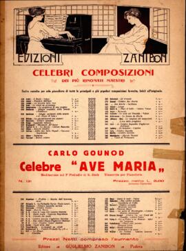 Celebre Ave Maria di G. Gounod.