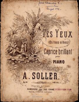 Tes Yeux (Os teus Olhos) Caprice brillant pour piano. Op. 38