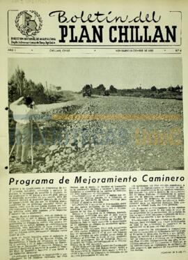 Boletín del Plan Chillán, Año I No.6 Noviembre - Diciembre 1955.