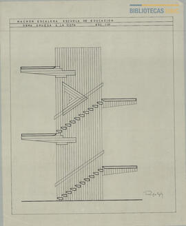 Machon Escalera Obra Gruesa a la vista.