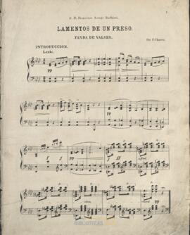 Lamentos de un preso : tanda de valses