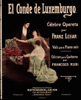 El Conde de Luxemburgo : vals para piano solo