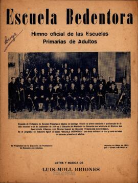 Escuela Redentora : Himno oficial de las Escuelas Primarias de Adultos