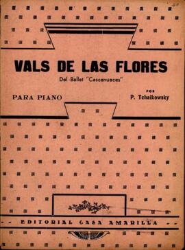 Vals de las flores del ballet "Cascanueces" :  para piano