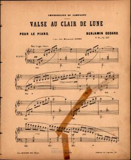 Impressions de campagne, Op. 123 : N.°16. Valse au clair de lune