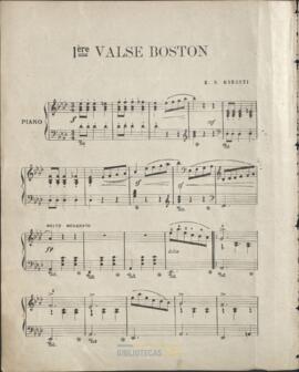 1ére Valse Boston : para Piano
