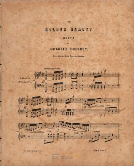 The Golden beauty waltz by Charles Godfrey : Band Master Scots Fusillier Guards